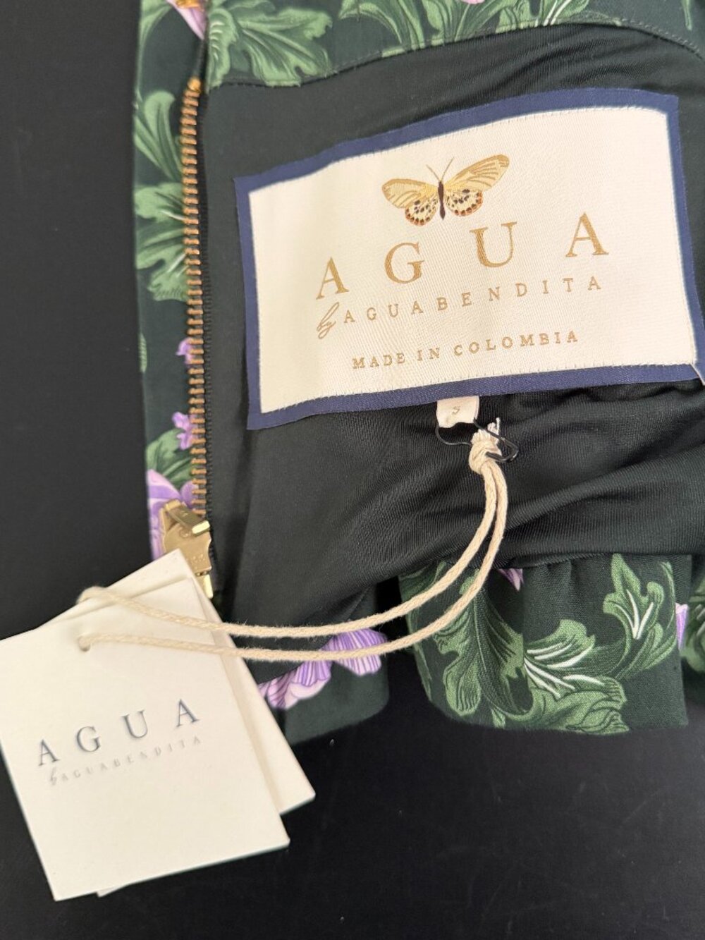 Agua by Agua Bendita S Tulipan Pleated Crop Top - Picture 7 of 11